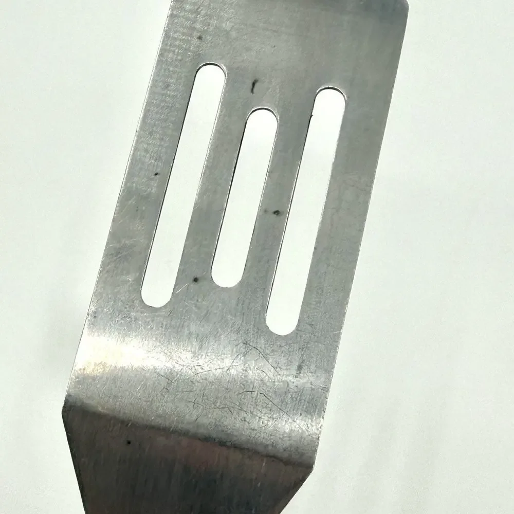 Mini 8 inch Spatula Stainless Steel Made In Japan Wooden Handle Vintage